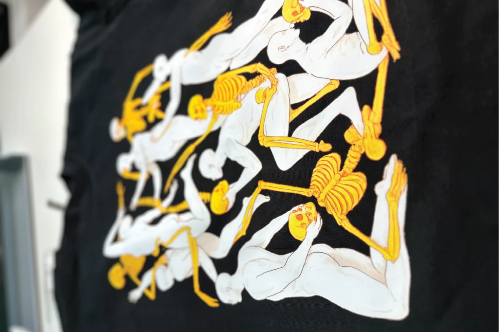 All-over sublimation printed polyester shirt in Midrand — vibrant full colour custom apparel by Pixelsinframe