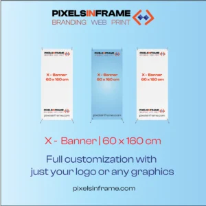 X Banner Printing in Midrand | 60 x 160 cm | System & Carry Bag Included
