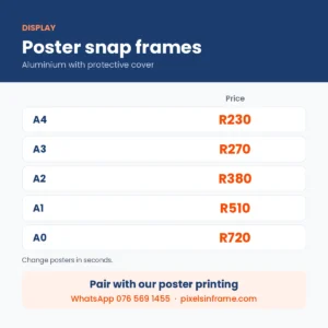 Poster Frame in Midrand prices