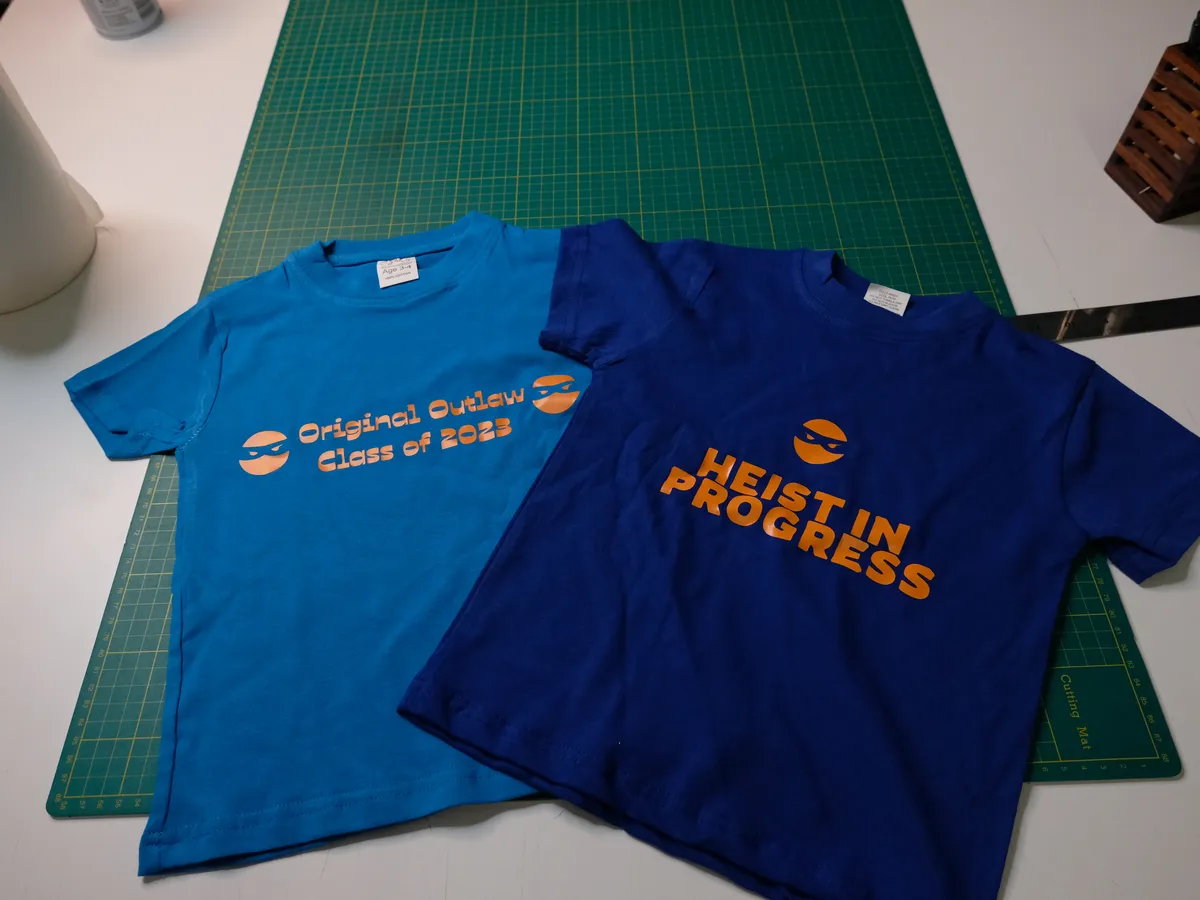 Printed T-shirts for a class reunion in Midrand