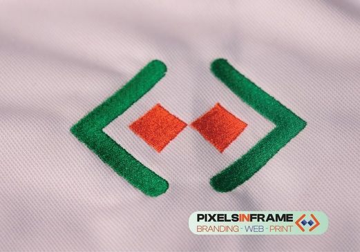 Logo embroidery on fabric by Pixelsinframe, Midrand